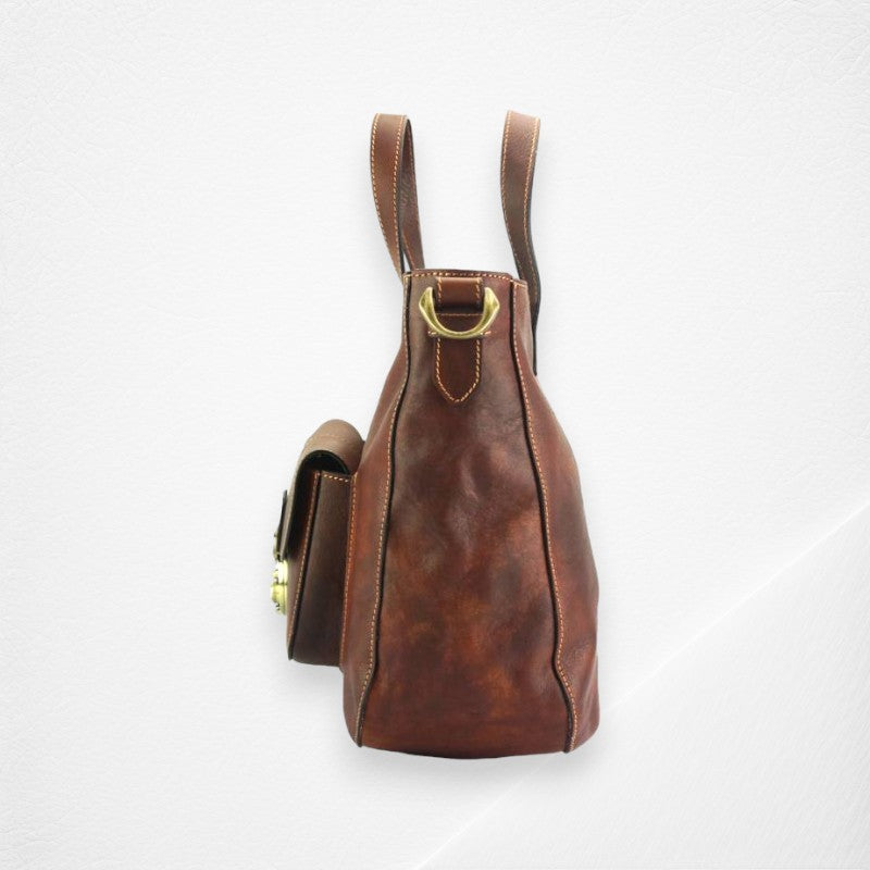 Duomo Leather Shoulder Bag