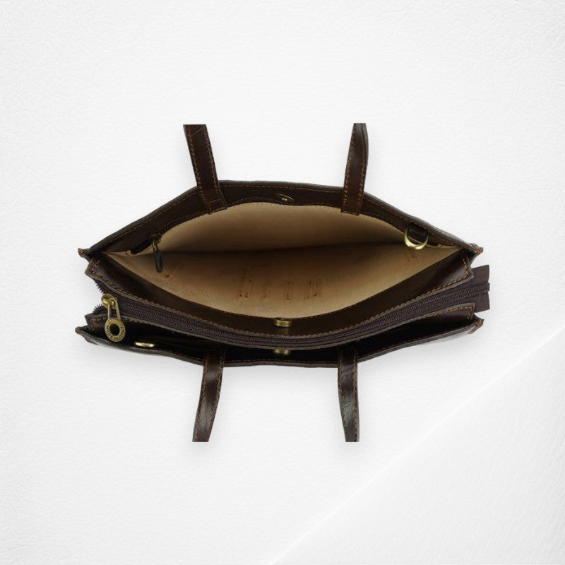 Ivano Leather Tote Bag