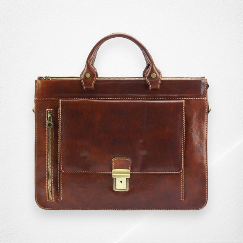 Donato Leather Briefcase