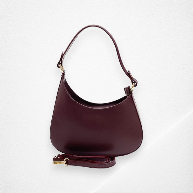 Mia Small Hobo Leather Bag