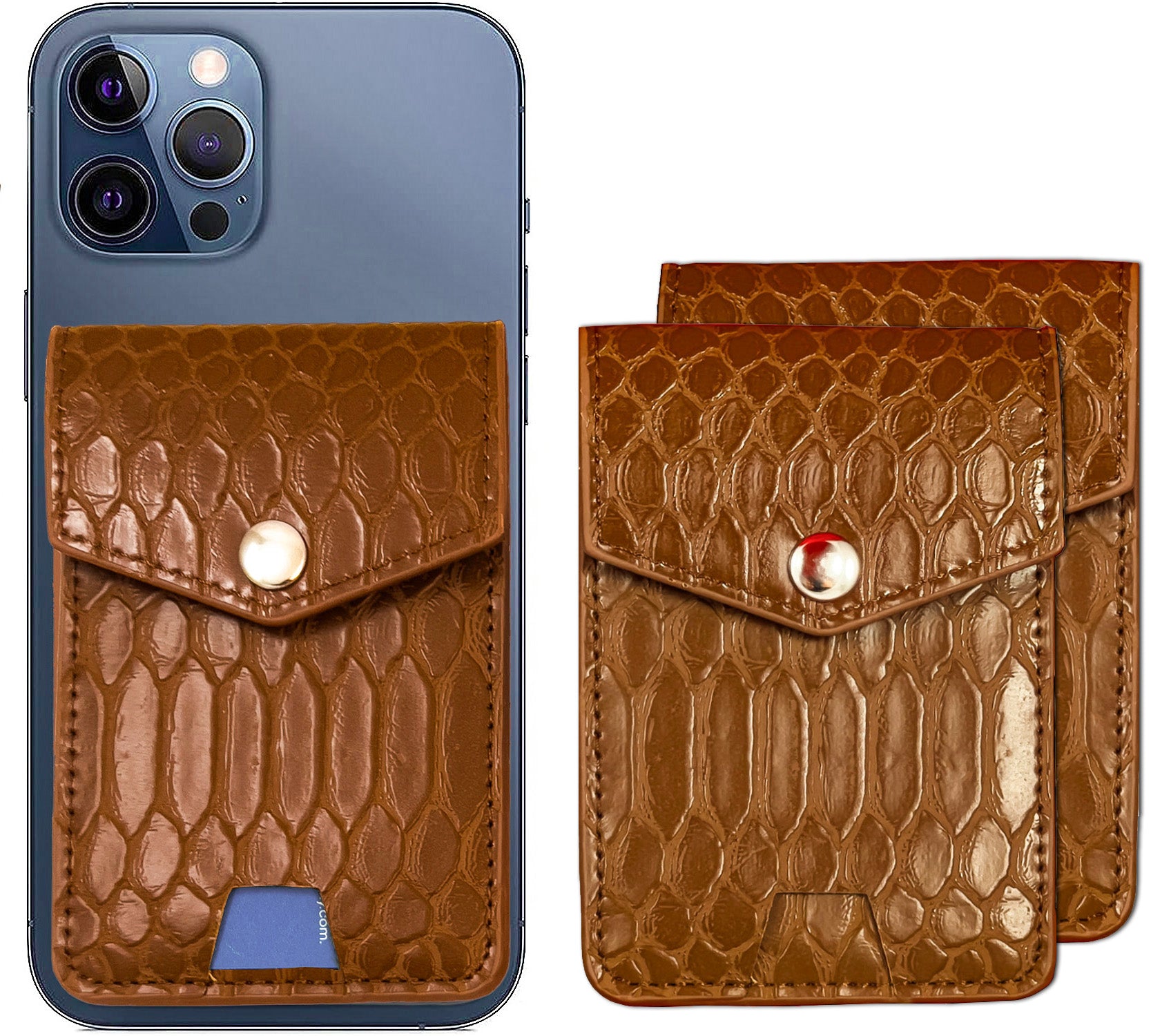 Cell Phone Faux Leather Wallet (Pack Of 2)